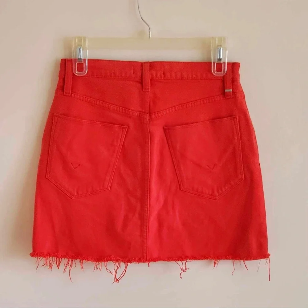 Hudson Viper Denim Mini Skirt